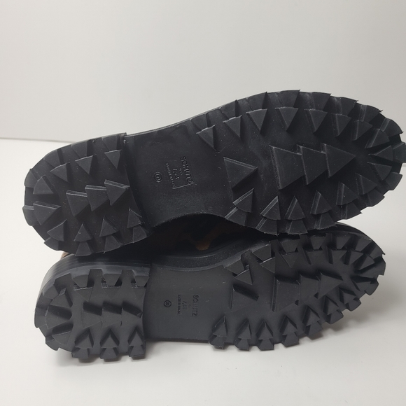 NWOT SCHUTZ maylova leopard print combat boots - Picture 5 of 6